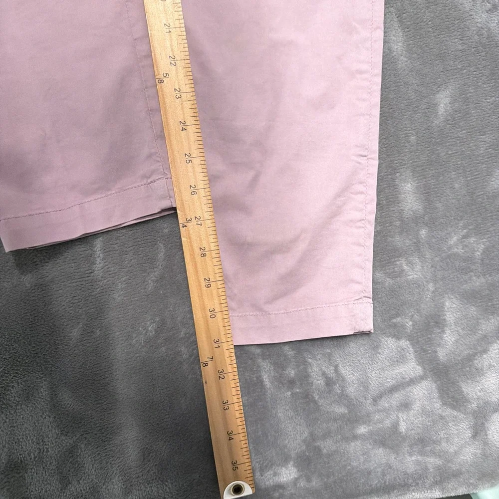 Baronio Chino Pants Mens 33 Pink Skinny Made Italy Cotton Trousers Luxury Preppy